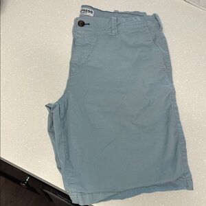 Express Sky Blue Casual Shorts